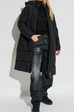 EA7 Emporio Armani BLACK Quilted insulated coat