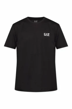 EA7 Emporio Armani BLACK T-shirt with logo