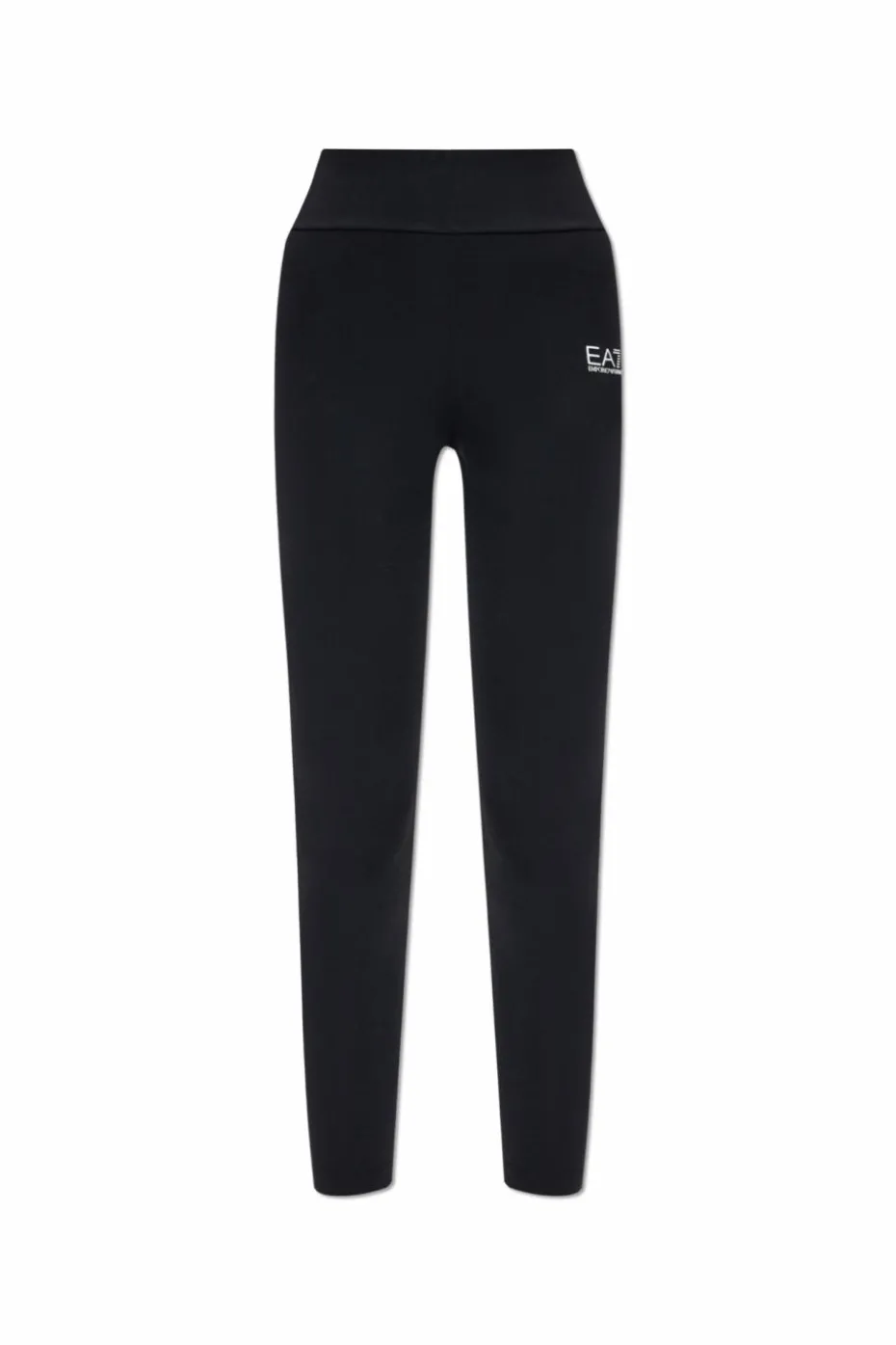 EA7 Emporio Armani BLACK Training leggings with printed logo