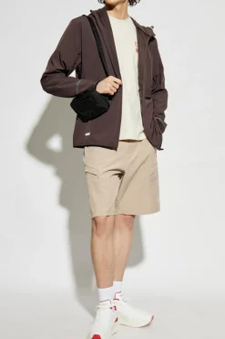 EA7 Emporio Armani BROWN Hooded jacket