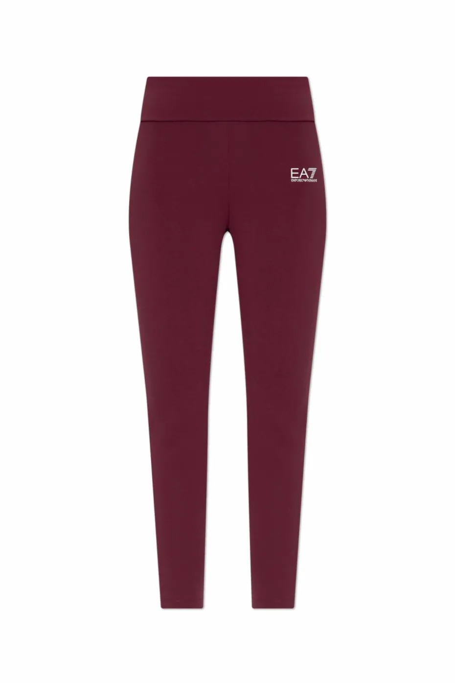 EA7 Emporio Armani BURGUNDY Training leggings