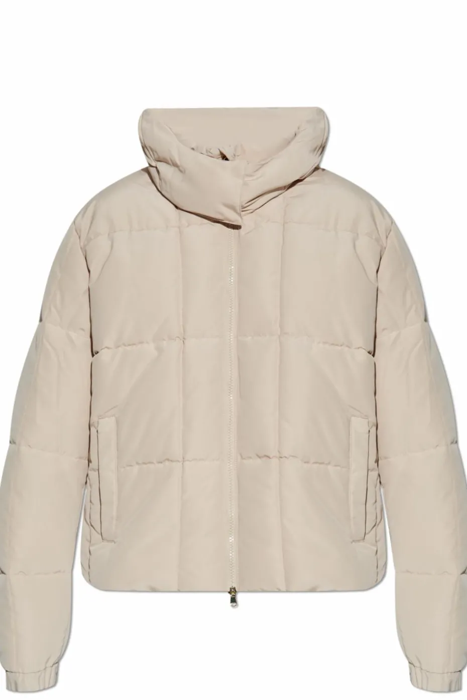 EA7 Emporio Armani cream Quilted insulated jacket