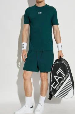 EA7 Emporio Armani GREEN Logo shorts