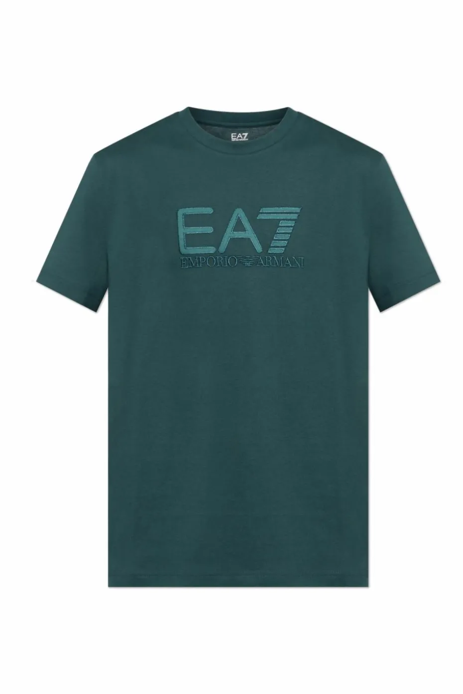 EA7 Emporio Armani GREEN T-shirt from the "Sustainability" collection
