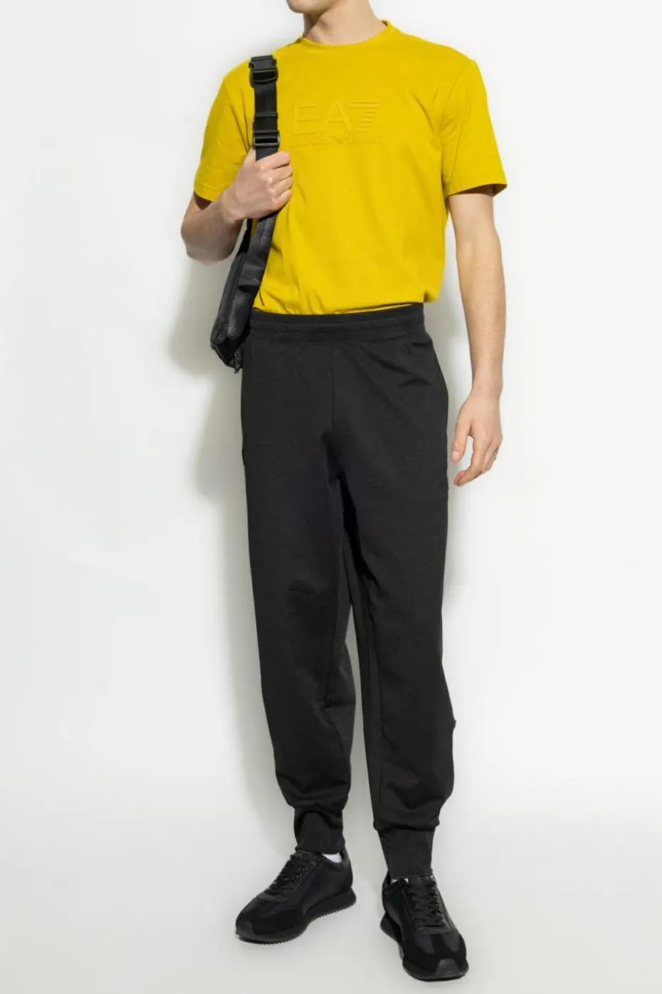 EA7 Emporio Armani GREEN T-shirt from the Sustainability collection