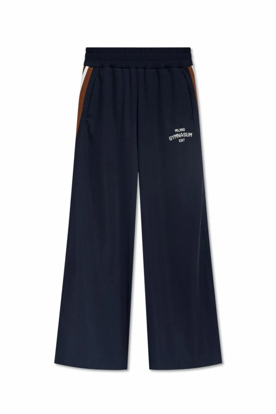 EA7 Emporio Armani NAVY BLUE Sweatpants from the Sustainability collection