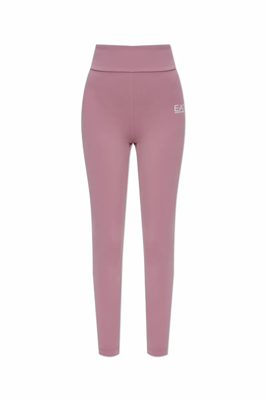 EA7 Emporio Armani PINK Training leggings with printed logo