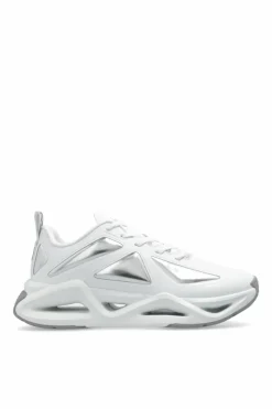 EA7 Emporio Armani WHITE Sneakers with logo