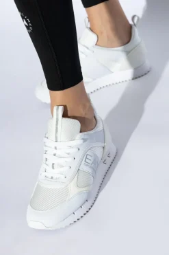 EA7 Emporio Armani WHITE Sneakers with logo