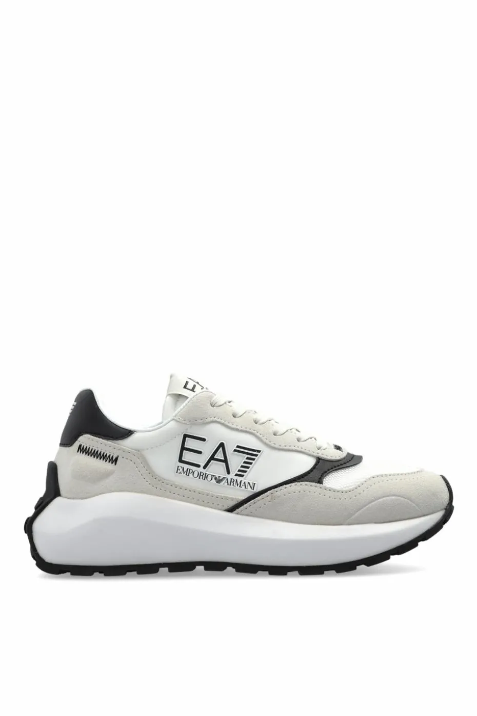 EA7 Emporio Armani WHITE Sports shoes with logo