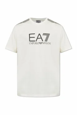 EA7 Emporio Armani WHITE T-shirt with logo
