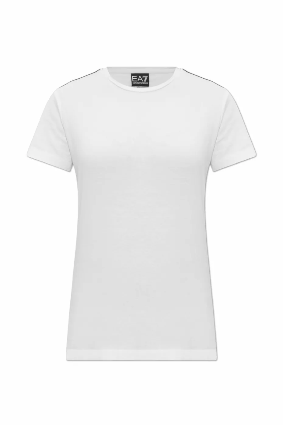 EA7 Emporio Armani WHITE T-shirt from the Sustainability collection