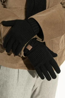Eleventy BLACK Cashmere gloves