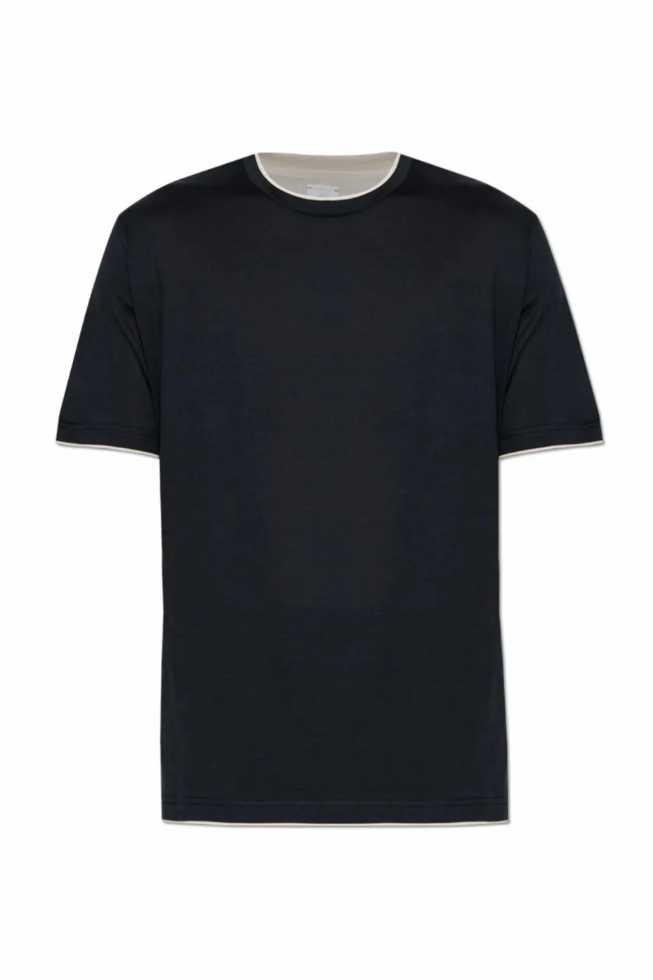 Eleventy BLACK Crew neck T-shirt
