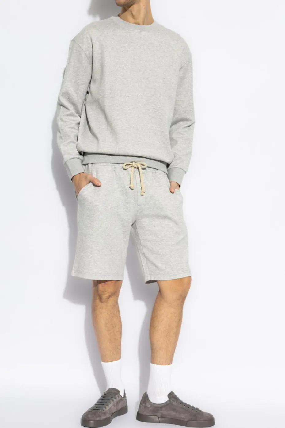 Eleventy GREY Cotton shorts