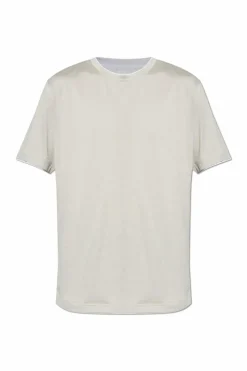 Eleventy GREY T-shirt with a crew neck