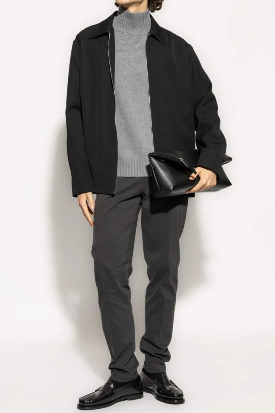 Eleventy GREY Wool turtleneck