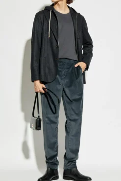 Eleventy NAVY BLUE Corduroy pants