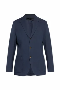 Eleventy NAVY BLUE Double-layered blazer