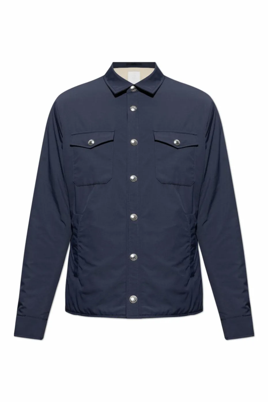 Eleventy NAVY BLUE Insulated jacket with pockets