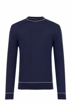 Eleventy NAVY BLUE Wool sweater