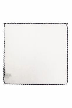 Eleventy WHITE Linen pocket square