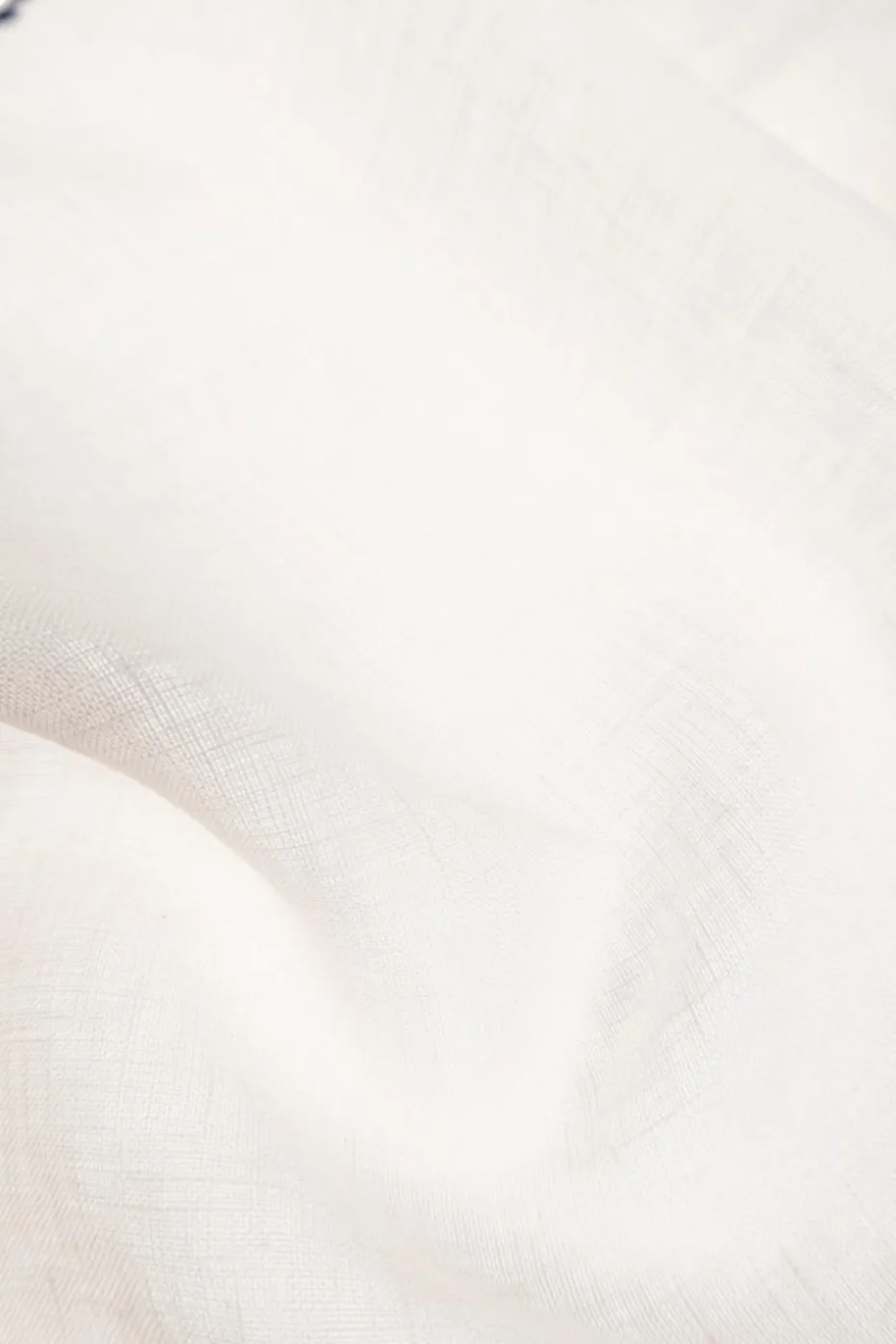 Eleventy WHITE Linen pocket square