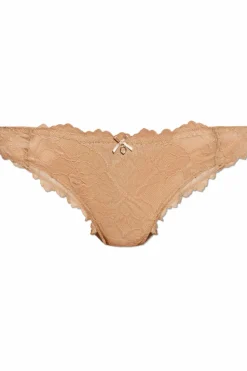 Emporio Armani beige Lace panties from the Sustainability collection