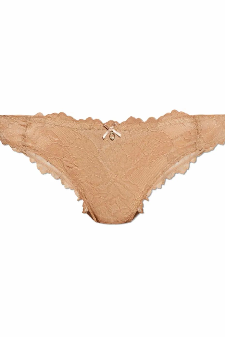 Emporio Armani beige Lace panties from the Sustainability collection