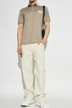 Emporio Armani beige Polo with logo