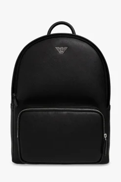 Emporio Armani BLACK Backpack with logo