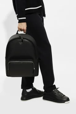 Emporio Armani BLACK Backpack with logo