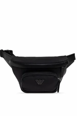 Emporio Armani BLACK Belt bag with logo