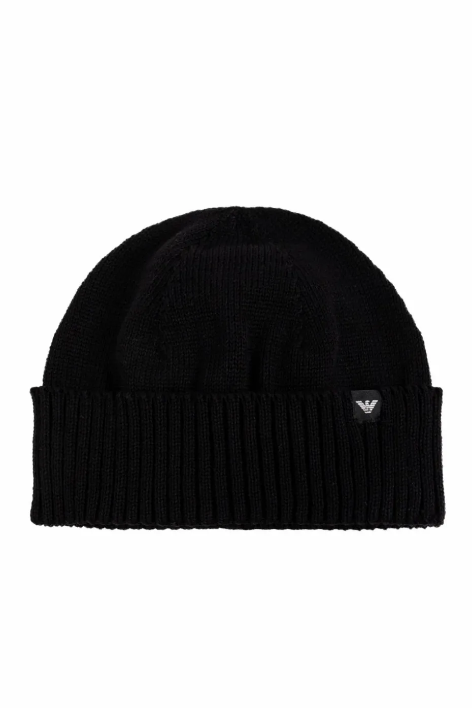 Emporio Armani BLACK Cap with logo patch