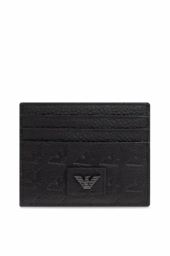 Emporio Armani BLACK Card holder with logo