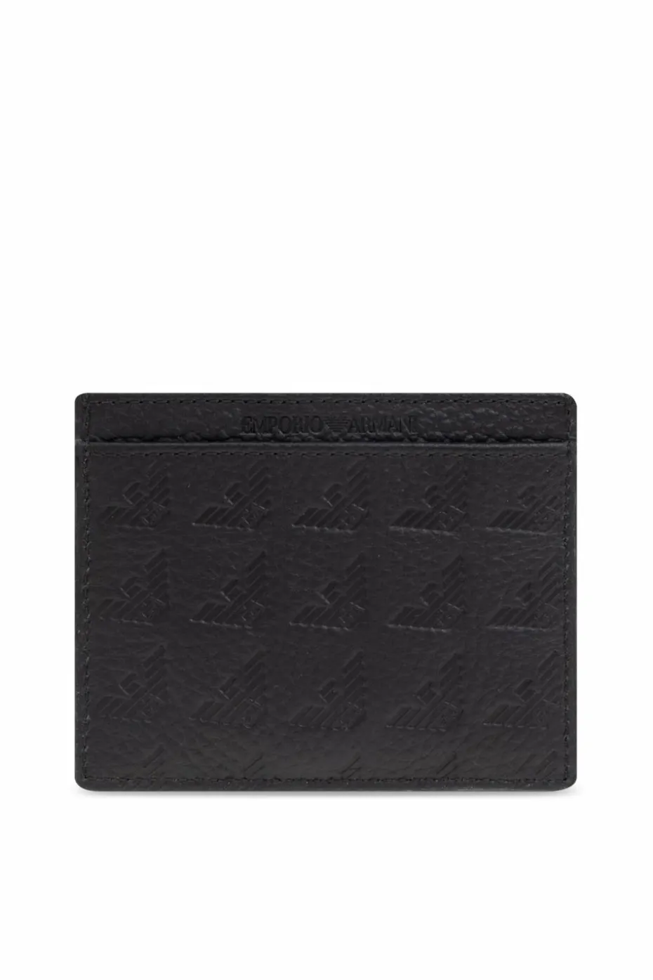 Emporio Armani BLACK Card holder with logo