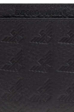 Emporio Armani BLACK Card holder with logo