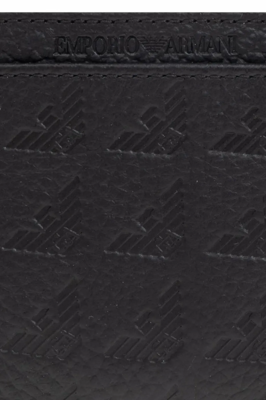 Emporio Armani BLACK Card holder with logo