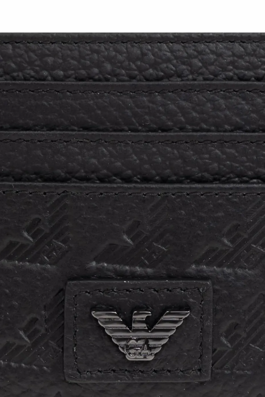 Emporio Armani BLACK Card holder with logo