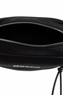 Emporio Armani BLACK Cosmetic bag with logo