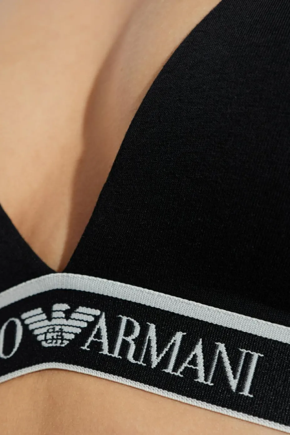 Emporio Armani BLACK Cotton bra