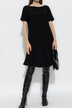 Emporio Armani BLACK Dress with short sleeves