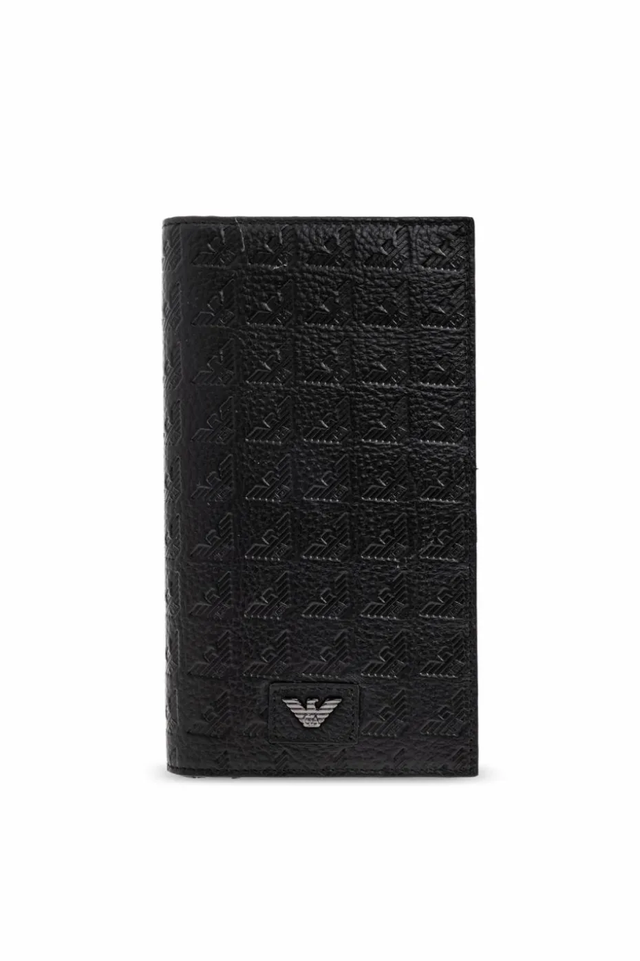 Emporio Armani BLACK Foldable wallet with monogram