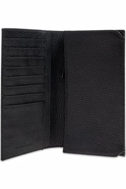 Emporio Armani BLACK Foldable wallet with monogram