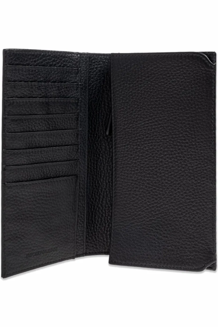 Emporio Armani BLACK Foldable wallet with monogram