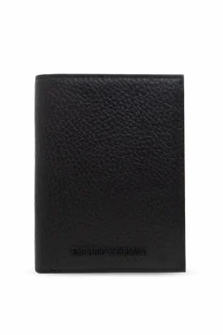 Emporio Armani BLACK Folding card case