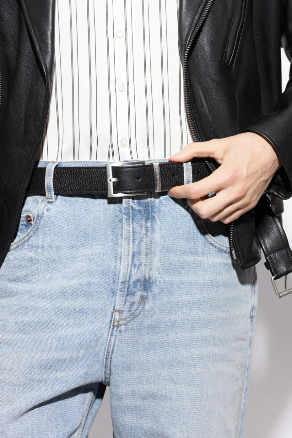 Emporio Armani BLACK Gift set: card holder and belt