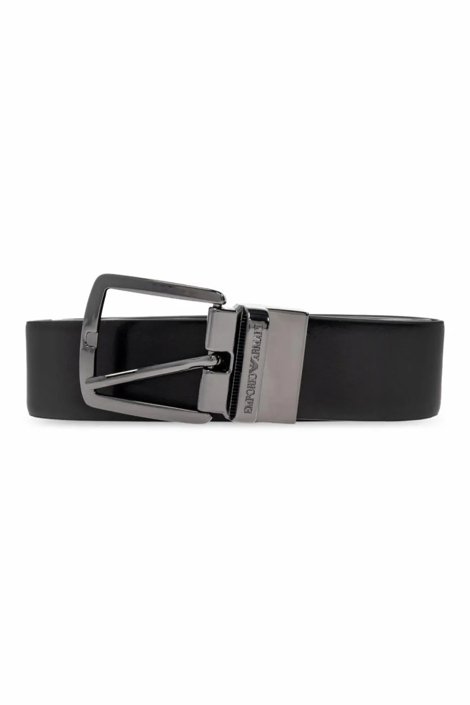 Emporio Armani BLACK Leather belt