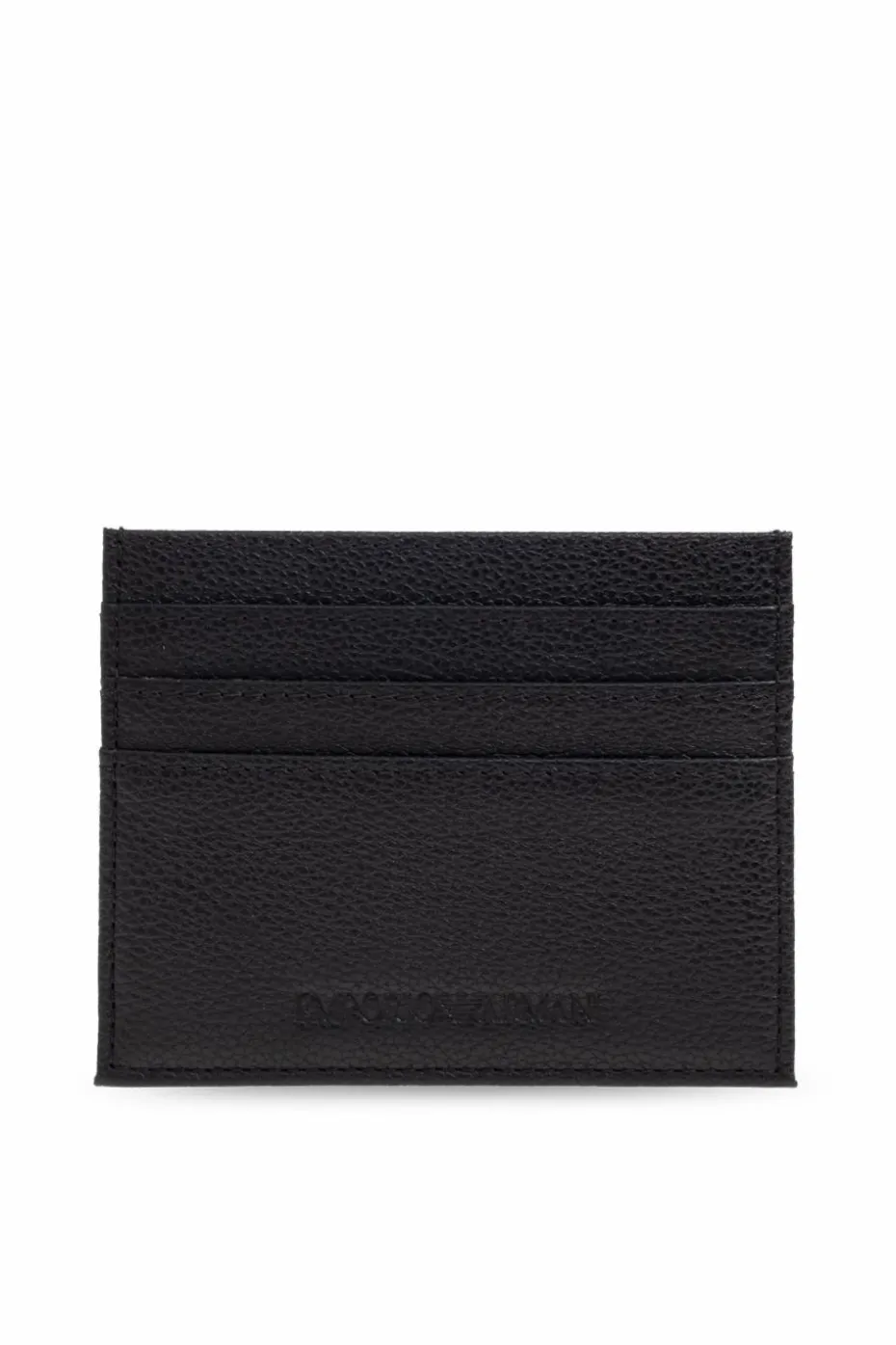 Emporio Armani BLACK Leather card holder