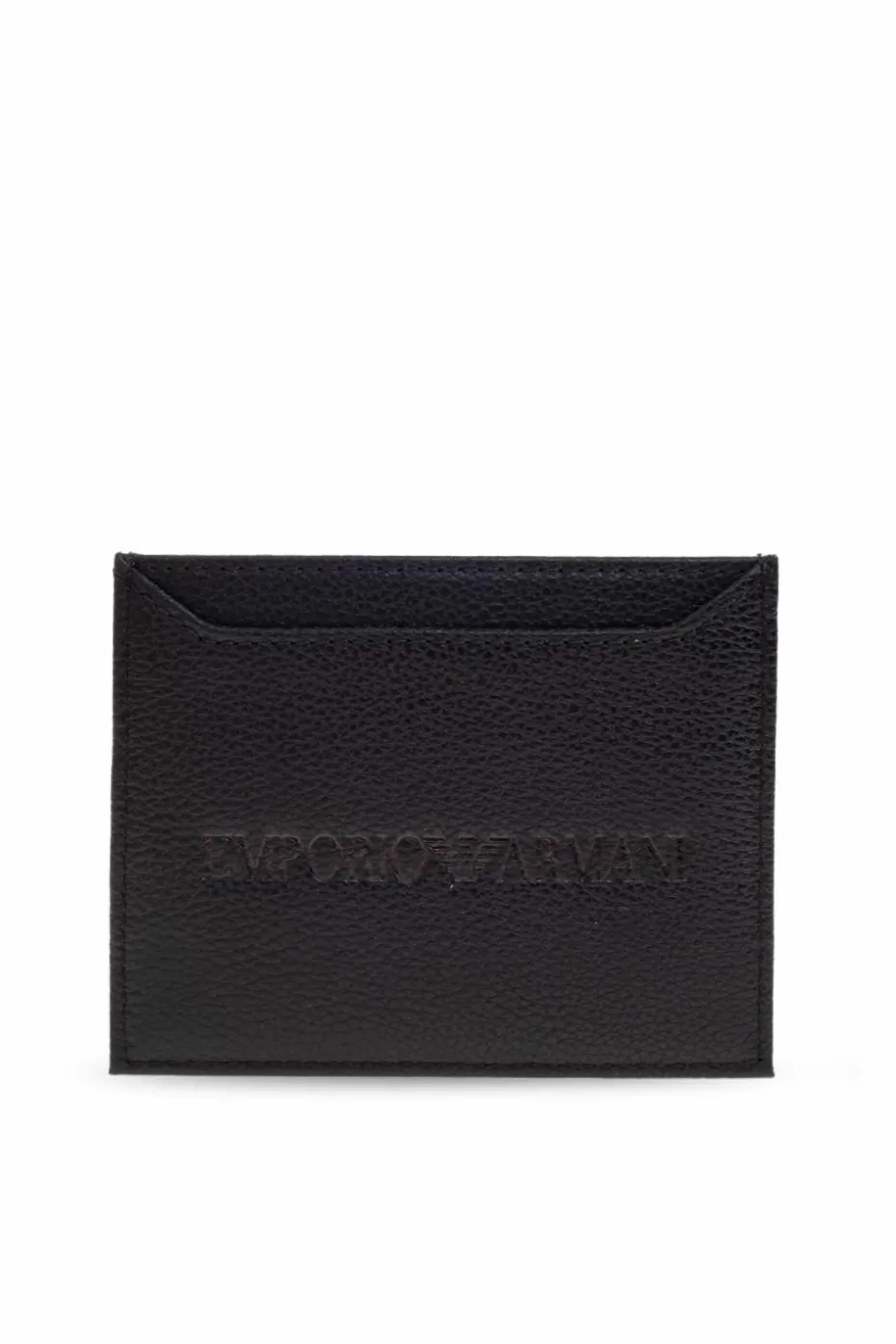 Emporio Armani BLACK Leather card holder